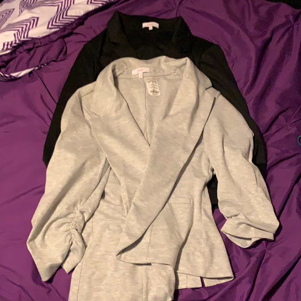 Bundle! Candie’s black and grey blazers - xl